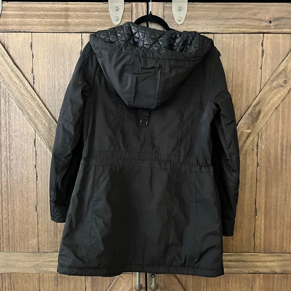 Marc New York Black Button Up/Zippered Hooded Utility Jacket Size Small - Picture 4 of 8